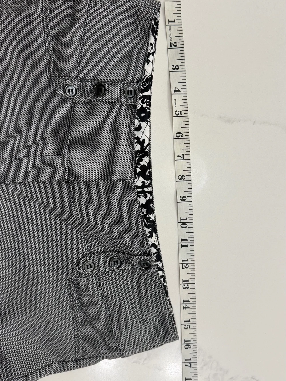 Joe B Men's Gray Dress Pants - Subtle Pattern